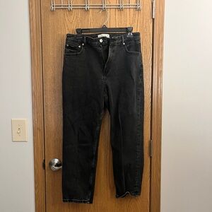 A&F Black Mom Jeans (Curvy)